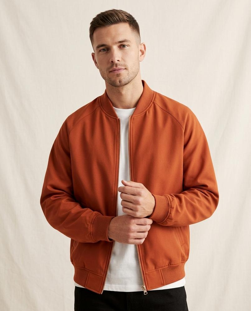 Lands Mode - Vegot | Gefütterte Unifarbene Jacke Unisex
