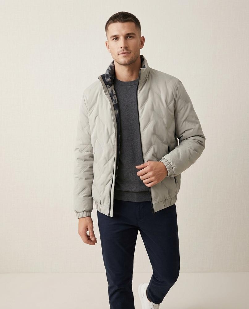 Lands Mode - Cenir | Gesteppt Gefüttert Jacke Herren