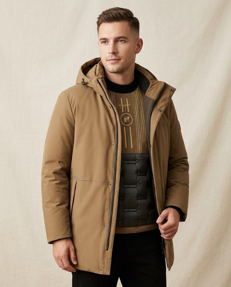 Lands Mode - Suvom | Gefüttert Winddicht Jacke Herren