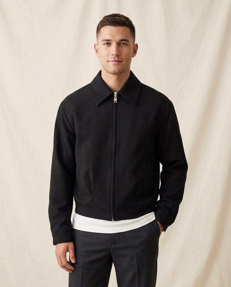Lands Mode - Vidis | Kurze Gezipte Jacke Herren
