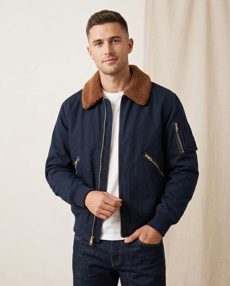 Lands Mode - Zakis | Gefütterte Kurze Jacke Herren