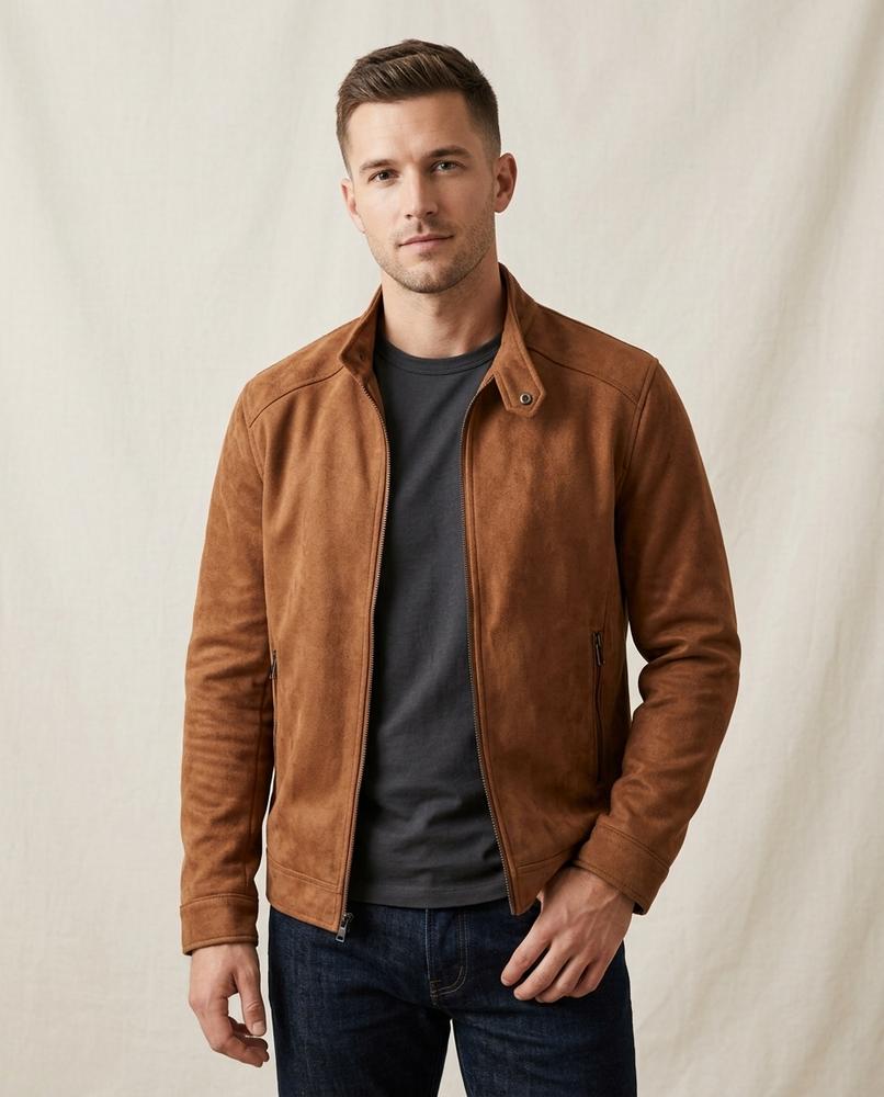Lands Mode - Vogal | Veloursartig Tailliert Jacke Herren