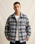 Lands Mode - Maliv | Kariert Flauschig Jacke Herren