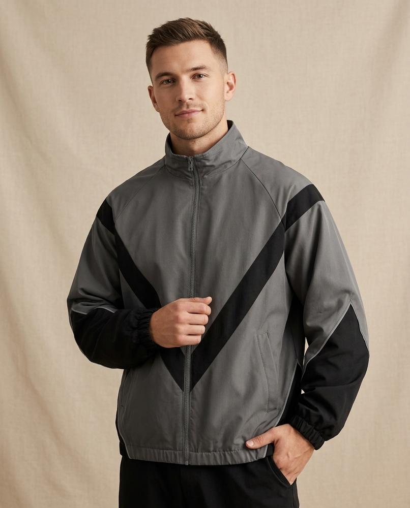 Lands Mode - Tihar | Langärmlige Zweifarbige Jacke Unisex