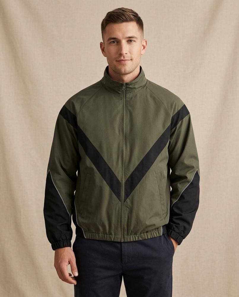 Lands Mode - Tihar | Langärmlige Zweifarbige Jacke Unisex