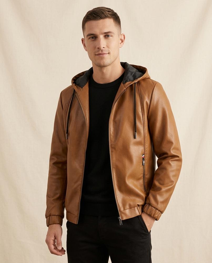 Lands Mode - Yimek | Gefütterte Genoppte Jacke Herren