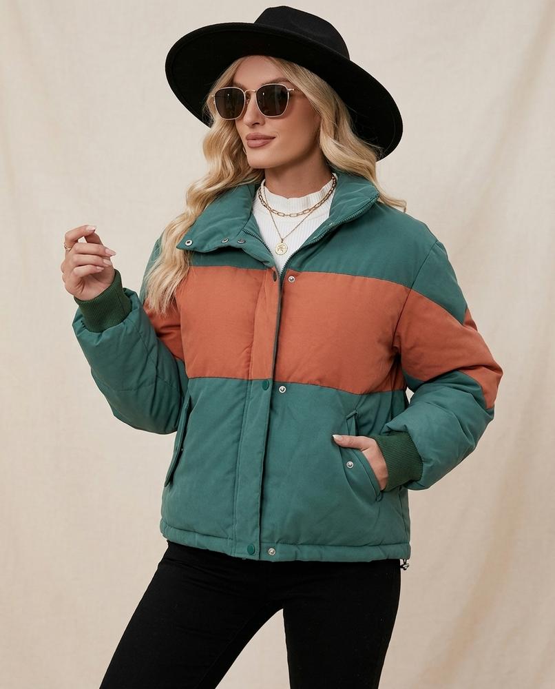Lands Mode - Milol | Wattiert Zweifarbig Jacke Damen