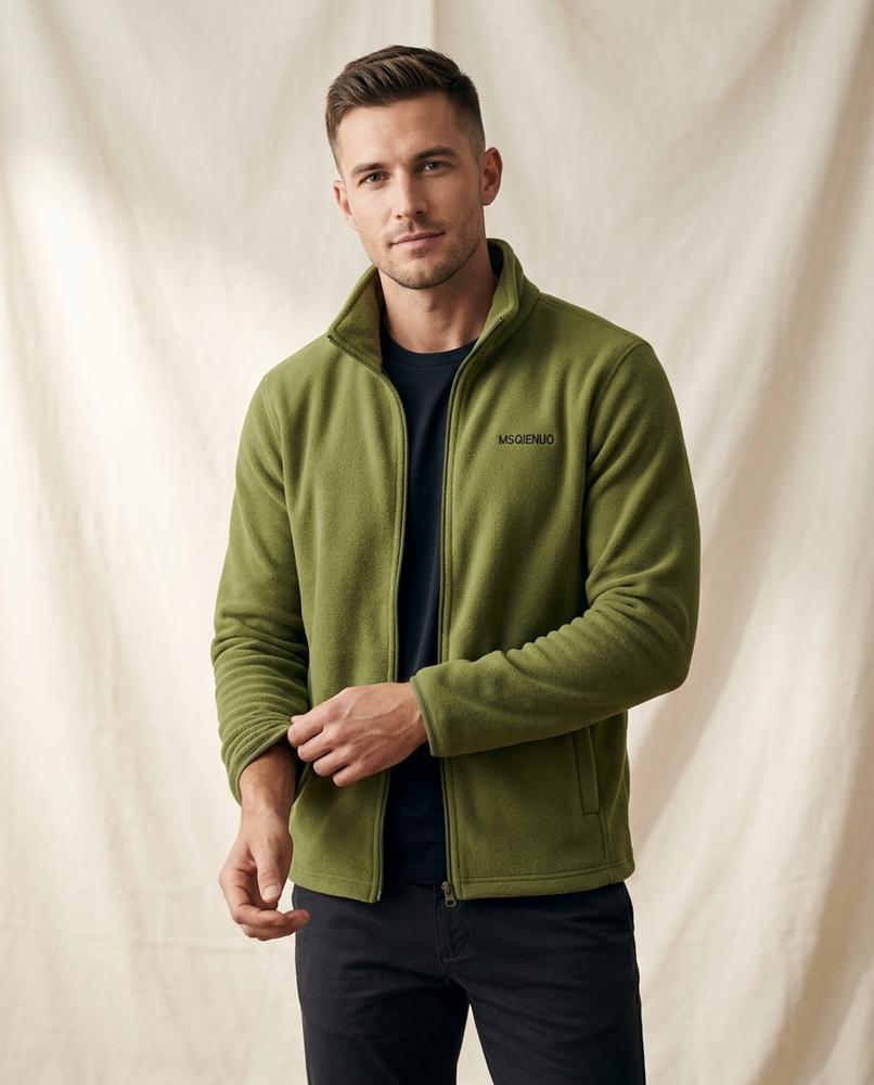 Lands Mode - Lunat | Reißverschluss Fleece Jacke Herren