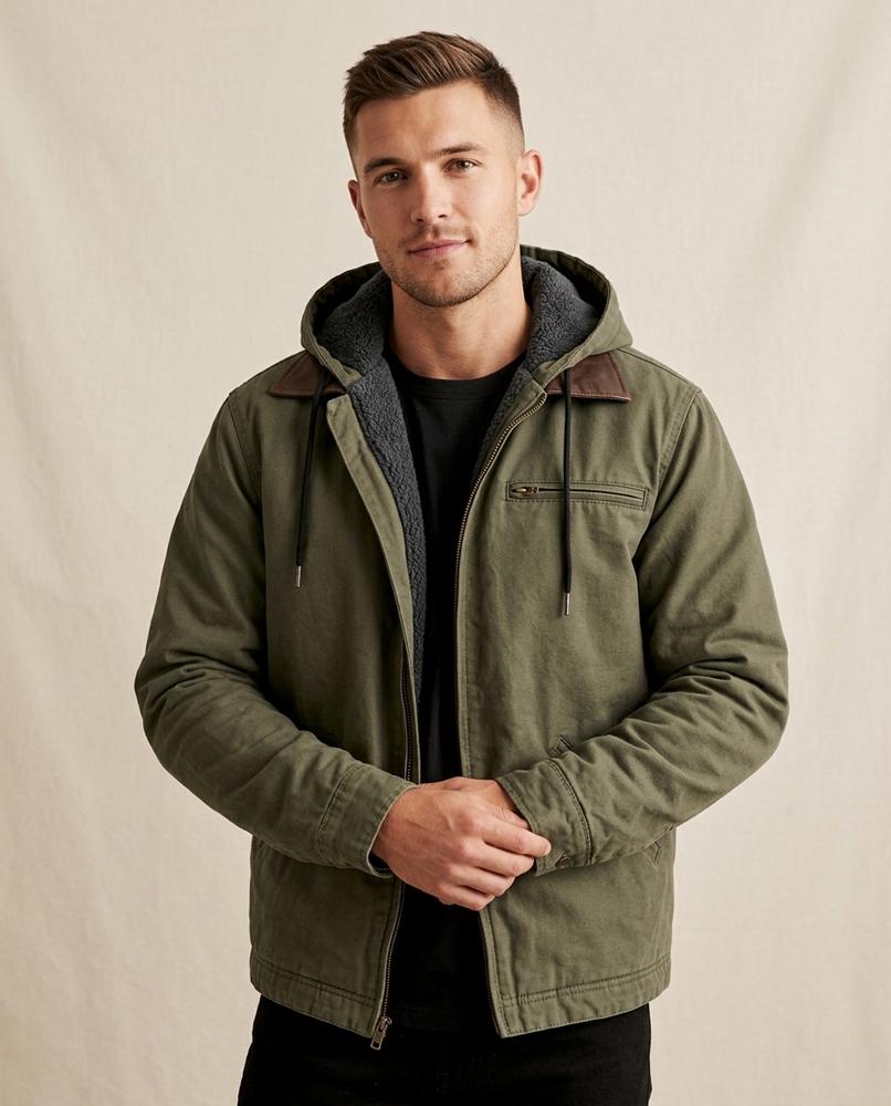 Lands Mode - Eukar | Gefüttert Robust Jacke Herren