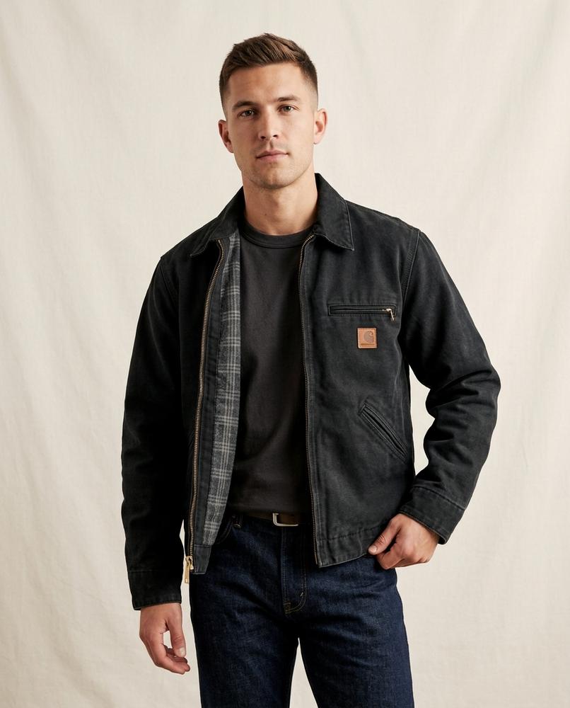 Lands Mode - Eogan | Gefütterte Canvas Jacke Herren