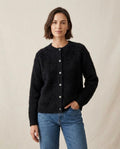Lands Mode - Cizat | Geknöpft Strukturiert Cardigan Unisex
