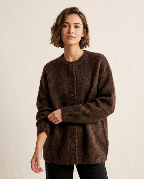 Lands Mode - Cizat | Geknöpft Strukturiert Cardigan Unisex