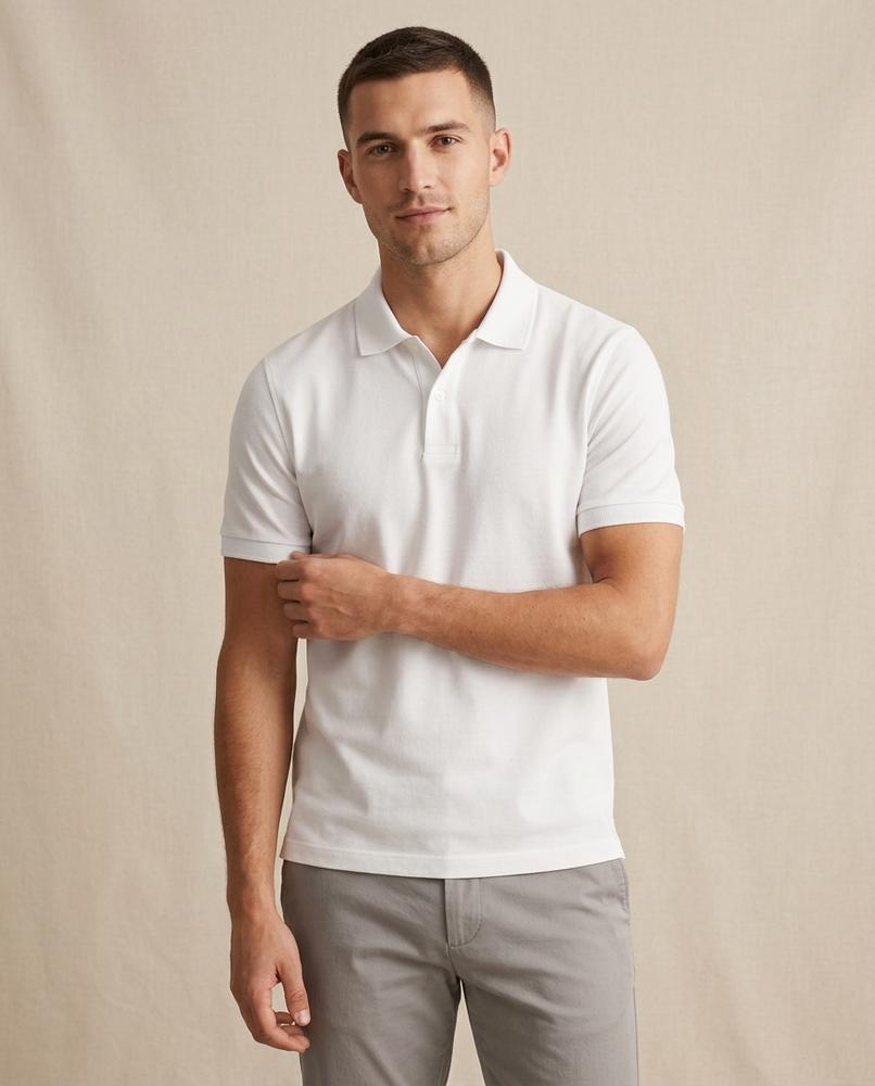 Lands Mode - Kefud | Kurzärmliges Strukturiertes Shirt Herren