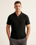 Lands Mode - Sesor | Geripptes Kurzarm Shirt Herren